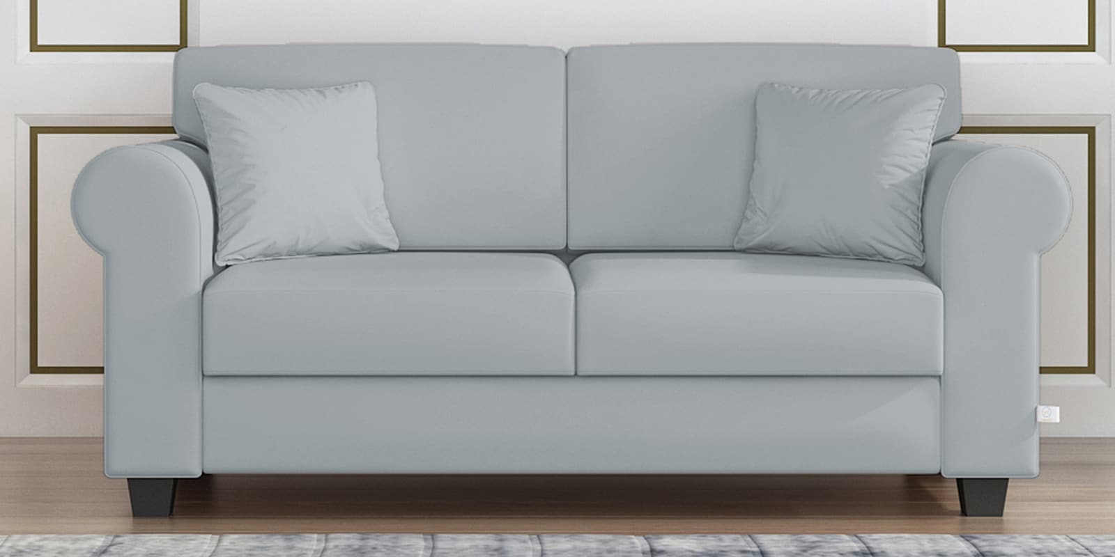 Numonk 2 Seater Sofa In Pubble Grey Colour