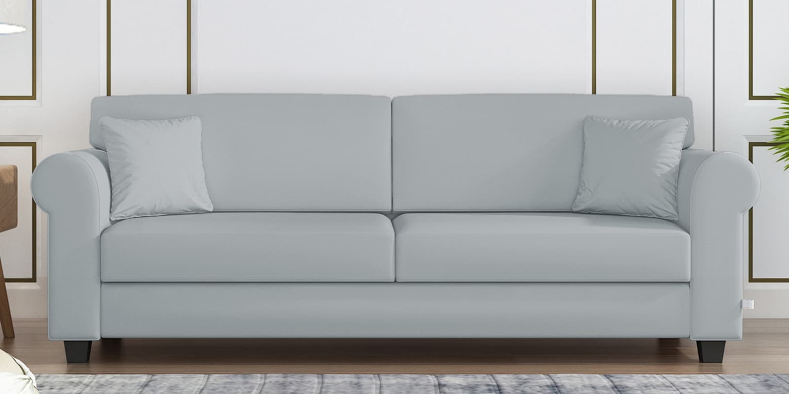 Numonk 3 Seater Sofa In Pubble Grey Colour
