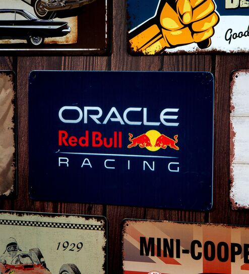 Number Plates Big Wall Sign Oracle Red Bull Racing