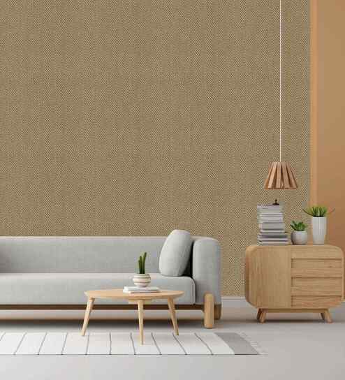 Nurude Brown Design Subtle Elegance Modern Style Wallpaper