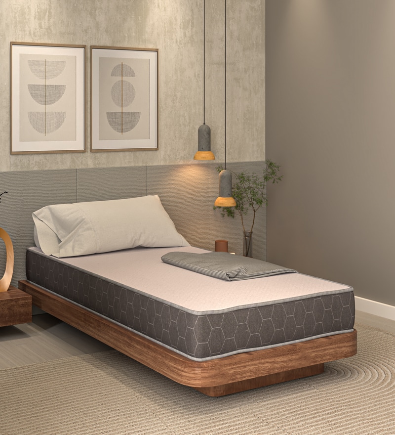 Buy Nube 5 inch Memory Foam Single Mattress in White Colour Online