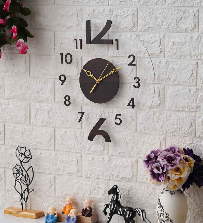 Buy Numerical Acrylic Wall Clock by The Next Decor Online - Modern Wall ...