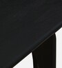 Nubian Mango Wood Console Table In  Wirebrush Black Finish