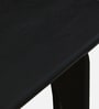 Nubian Mango Wood Console Table In  Wirebrush Black Finish