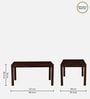 Nuevo Sheesham Wood 6 Seater Dining Set in Scratch Resistant Provincial Teak Finish With Bench