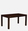Nuevo Sheesham Wood 6 Seater Dining Set in Scratch Resistant Provincial Teak Finish With Bench