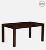 Nuevo Sheesham Wood 6 Seater Dining Set in Scratch Resistant Provincial Teak Finish With Bench