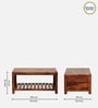 Nuevo Sheesham Wood Coffee Table in Scratch Resistant Honey Oak Finish