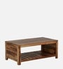 Nuevo Sheesham Wood Coffee Table in Scratch Resistant Rustic Teak Finish