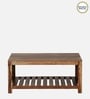 Nuevo Sheesham Wood Coffee Table in Scratch Resistant Rustic Teak Finish