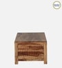 Nuevo Sheesham Wood Coffee Table in Scratch Resistant Rustic Teak Finish