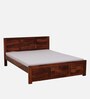 Nuevo Sheesham Wood King Size Bed in Scratch Resistant Honey Oak Finish