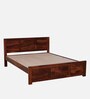 Nuevo Sheesham Wood King Size Bed in Scratch Resistant Honey Oak Finish