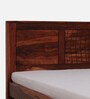 Nuevo Sheesham Wood King Size Bed in Scratch Resistant Honey Oak Finish