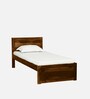 Nuevo Sheesham Wood Single Bed in Scratch Resistant Provincial Teak Finish