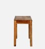 Nuevo Sheesham Wood Writing Table in Scratch Resistant Rustic Teak Finish With Drawers
