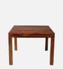Nuevo Sheesham Wood 4 Seater Dining Table In Honey Oak Finish