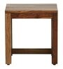 Nuevo Sheesham Wood Nesting Table In Rustick Teak Finish