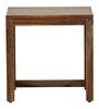 Nuevo Sheesham Wood Nesting Table In Rustick Teak Finish