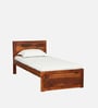 Nuevo Sheesham Wood Single Bed in Scratch Resistant Honey Oak Finish