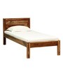 Nuevo Sheesham Wood Single Bed In Rustic Teak Finish