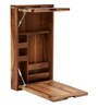 Nuevo Sheesham Wood Study Table In Rustic Teak Finish