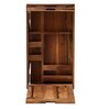 Nuevo Sheesham Wood Study Table In Rustic Teak Finish