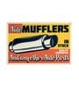 Number Plates Big Wall Sign Auto Mufflers Garage Theme