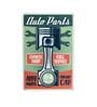 Number Plates Big Wall Sign Auto Parts Vintage Garage