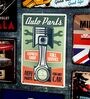 Number Plates Big Wall Sign Auto Parts Vintage Garage