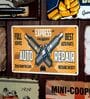 Number Plates Big Wall Sign Auto Repair Express Car Service