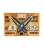 Number Plates Big Wall Sign Auto Repair Express Car Service
