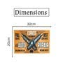 Number Plates Big Wall Sign Auto Repair Express Car Service