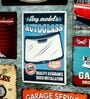 Number Plates Big Wall Sign Autoglass Automotive Theme