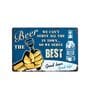 Number Plates Big Wall Sign Beer The Best Vintage Bar Decor