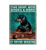 Number Plates Big Wall Sign Books And Dogs