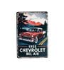 Number Plates Big Wall Sign Chevrolet Bel Air 1955 Vintage Car