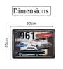 Number Plates Big Wall Sign Chevrolet Impala 1961 Vintage Car