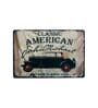 Number Plates Big Wall Sign Classic American Vintage Car