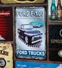 Number Plates Big Wall Sign Ford F-100 Classic Truck