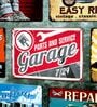 Number Plates Big Wall Sign Garage Parts And Service 7/24