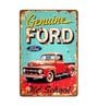 Number Plates Big Wall Sign Genuine Ford Old School