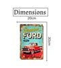 Number Plates Big Wall Sign Genuine Ford Old School