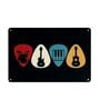 Number Plates Big Wall Sign Music Instruments On Guitar Picks