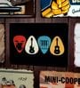 Number Plates Big Wall Sign Music Instruments On Guitar Picks