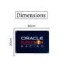Number Plates Big Wall Sign Oracle Red Bull Racing
