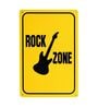 Number Plates Big Wall Sign Rock Zone Guitar Music Theme