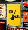 Number Plates Big Wall Sign Rock Zone Guitar Music Theme