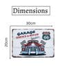 Number Plates Big Wall Sign Route 66 Garage Service Classic Car