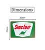 Number Plates Big Wall Sign Sinclair Vintage Automotive